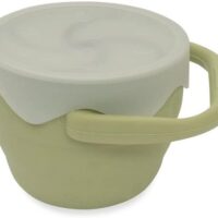 Interbaby – Porta Snacks Infantil Silicona | Fiambrera Infantil Antiderrame,...