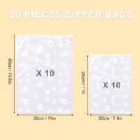KEYRI 20 Piezas Bolsas de Almacenamiento de Viaje para Guardar...