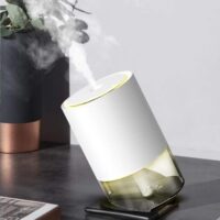 Humidificador ultrasónico silencioso- con luces led y alimentación USB, 350mL,...