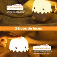 YISSVIC Luz Nocturna Infantil Luz Bebe Nocturna Lampara Quitamiedos Infantil...
