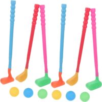 Abaodam 2 Juegos Clubes De Golf Película Cubo De Golf Golfs Palo De Golf Juguetes para Carrito De Golf De Juguete Juguetes De Juegos Preescolares Bebé Golf Jugar El Plastico