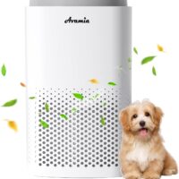 Avamia Purificador de Aire para Habitaciones Grandes y Dormitorios de hasta 168 ㎡, Purificador HEPA H14 para Mascotas con Sensor Láser de Calidad de Aire, para Humo, Pelos de Mascotas, Olores y Polen.