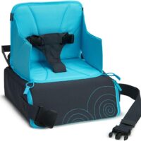 Munchkin Silla, Trona Portátil, Asiento Elevador para Comer, Se Convierte en Bolso de Viaje o en Bolso Cambiador para Bebés, Niños Pequeños, Unisex