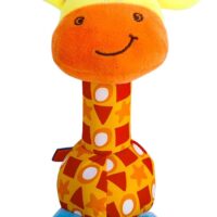 Sonajero y sonajero, sonajero para bebés de 3 a 12 meses, juguete de desarrollo para niños pequeños de 3 a 12 meses, juguete para chirriar, sentir y jugar para niñas y niños, regalo para bebés.