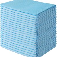Tivcck Paquete de 50 cambiadores desechables, 17 x 24 pulgadas, almohadillas desechables para bebé, almohadillas de cama desechables ultra absorbentes, almohadillas para cambiar pañales, almohadillas
