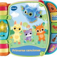 VTech Baby - Primeras Canciones | Libro interactivo de aprendizaje | Juguete para bebés +6 meses | Multicolor | Versión ESP