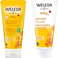 WELEDA Champú Y Gel de Ducha de Caléndula (1x 200 ml) & Crema Pañal de Caléndula (1x 75 ml) (9831EN)