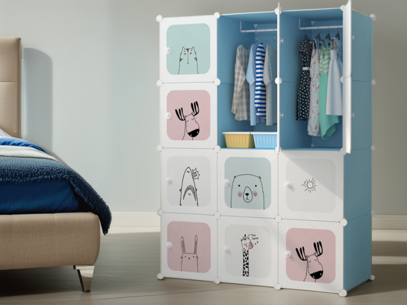 Estantería, Armario, Modular, Módulos, Organizador, Infantil, Niños, Habitación, Hogar, Salón