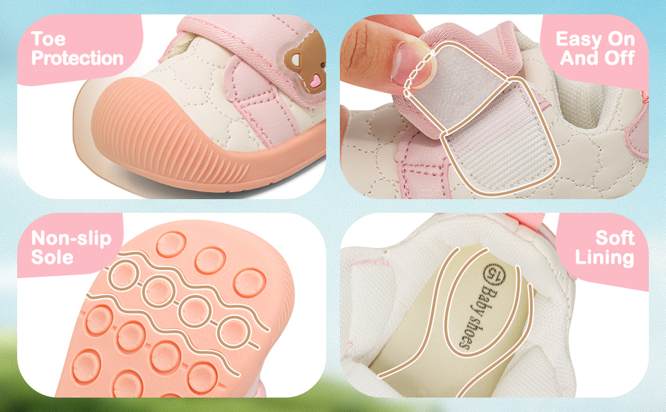 Zapatos Bebe Niño Niña Primeros Pasos Bebé Zapatillas Respetuoso Respetuosas Calzado  Antideslizante