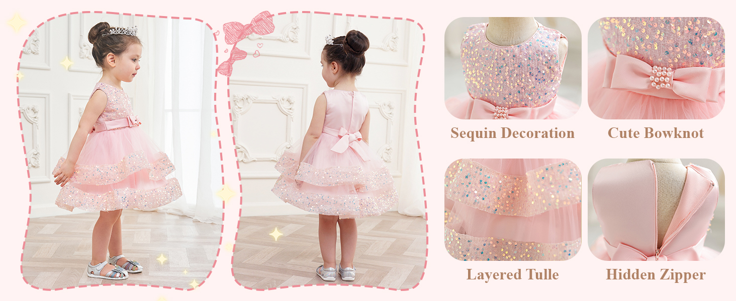 Vestido de fiesta para bebés