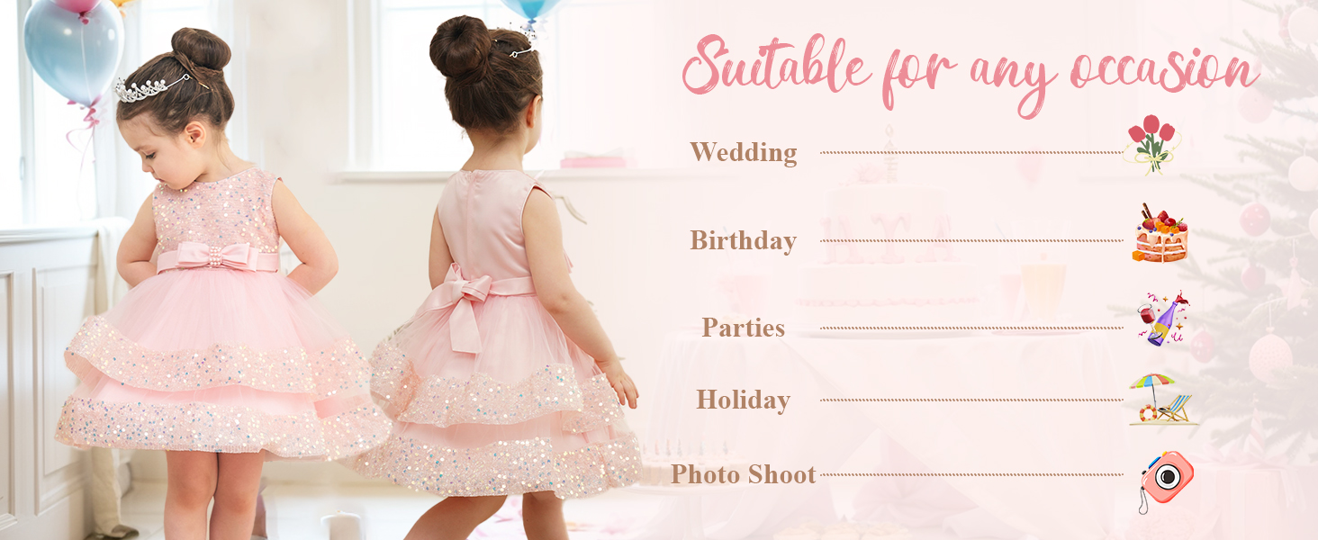 Vestido de fiesta para bebés
