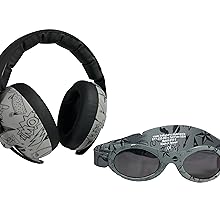 Banz Bubzee - Orejeras y gafas de sol para niños de hasta 3 años