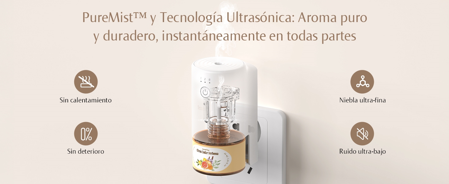 PureMist &amp;amp; Ultrasonic Technology: Pure, Long-Lasting Aroma,Instantly Everywhere