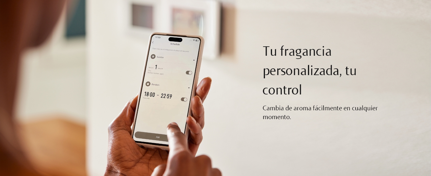 Tu fragancia personalizada, tu control
