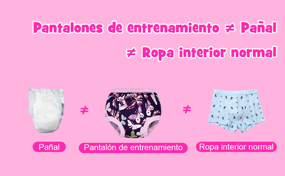 Elefante grande, niñas pequeñas, algodón, surtido de ropa interior, pantalones de entrenamiento