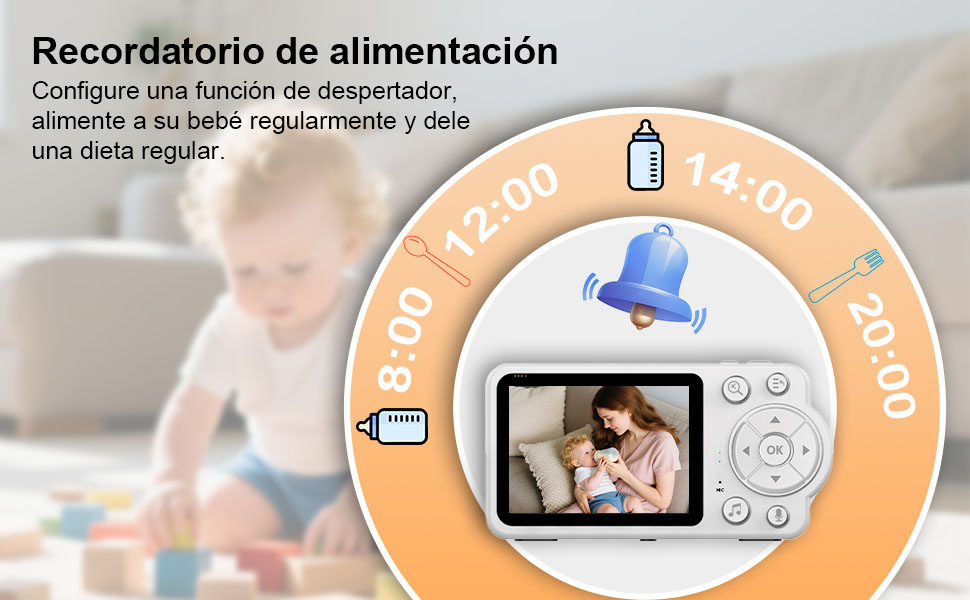 Función de recordatorio de alimentación