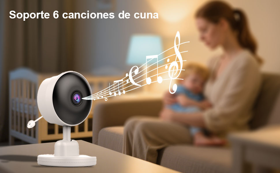 6 canciones de cuna incorporadas para elegir