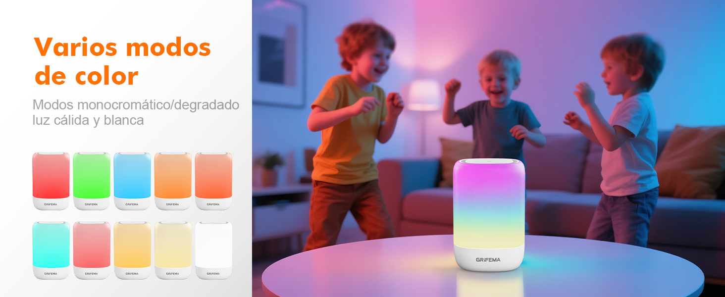  Lámpara de Mesa Recargable para Dormitorio