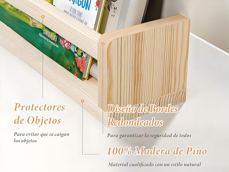 Estantería para niños, juego de 3 estanterías
