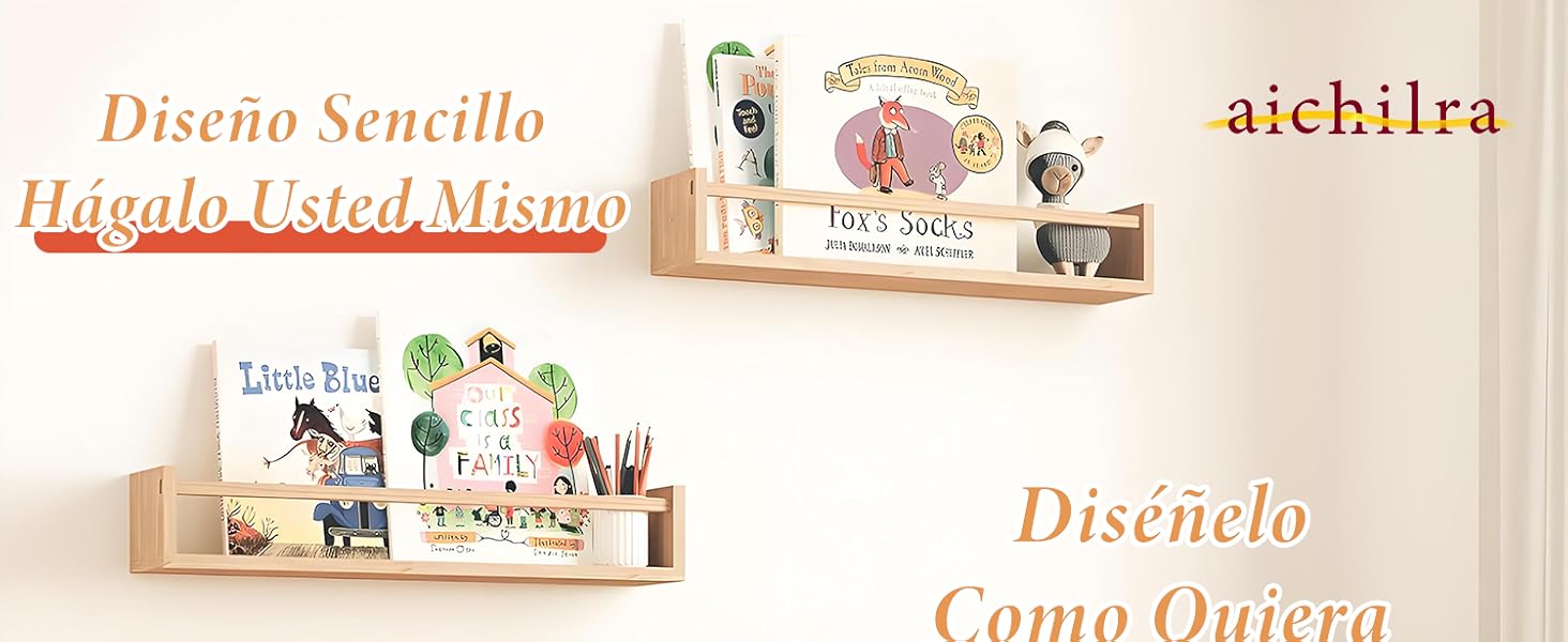 Estantería para niños, juego de 3 estanterías