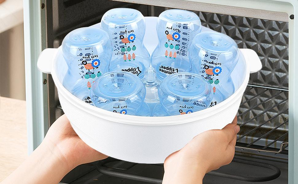 Cleaner de vapor de microondas, limpiador de botellas de microondas