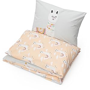 PEKENITO LAMA - Juego de cama infantil