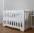 Alondra Cuna Bebe con Colchon de Madera Blanca con Ruedas de 120×60 para recién Nacidos, Altura Regulable, Uso de 0 a 3 años (con colchón), C150