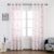 Dalina Textil – Cortinas Infantiles Niño Dos Panel de 140x260cm- Cortina Juveniles Estampado de Estrellas para Habitación Sala de Estar 2 Piezas Rosa