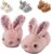 Zapatillas de Estar por Casa Niño Niña Zapatillas Casa Invierno de Peluche Caliente Pantuflas de Conejo Suaves y Antideslizantes para bebé