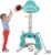 Juego de canastas 4 en 1 para niños – Juego de Deportes: Baloncesto | Fútbol | Lanzamiento del Anillo | Golf | Actividad para niños pequeños: niños y niñas (Verde)