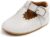 Happy Cherry Primeros Pasos Zapatos Bebés Niños Niñas Zapatillas de Deporte Antideslizantes Suaves Infantil Zapatos de Cuero PU con Velcro para Recién Nacido 0-18 Meses