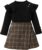 Miipat Conjunto de Ropa Niña Bebé Conjunto Niñas Pequeñas Primavera Otoño Tops de Manga Larga Tipo Suéter con Minifaldas Vestidos para Niñas