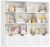FOREHILL Mueble Almacenaje Juguetes, Mueble Juguetes Organizador, Estanteria Montessori, Estanteria Infantil, Libreria Montessori Infantil, con Ruedas, para Habitación Infantil, Salón (Blanco)