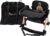 APRAMO FLIPPA Elevador de Siento de Silla Portátil Trona Alzador Plegable de Silla para Bebé Comer Alimentar con Bandeja Extraíble (Oro Mágico) negro