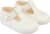 Early Days Baypods, zapatos de bebé para niños y niñas, zapatos de suela suave, zapatos de piel sintética suave para bebés y niñas, zapatos estilo barra en T B625 con perforador, fabricado en