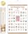 HuBorns – Poster Mis Primeras Veces para Recordar los Hitos Más Importantes de Tu Bebe, Perfecto como Regalo para Bebes Recien Nacidos, Incluye Listones de Madera para Colgar y Espacio para 1 Foto