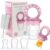 BEBI BORN – 1 Chupete Fruta Bebe + 3 Tetinas silicona sin BPA 4-24 meses – Alimentador Antiahogo Bebe – Chupete Fruta Azul – Chupete para Fruta Bebe – Chupete Fruta Bebe 6 meses – Manual del usuario