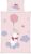 Herding Disney Winnie Pooh – Juego de Ropa de Cama para bebé, Reversible, Funda de Almohada de 40 x 60 cm, Funda nórdica de 100 x 135 cm con Cremallera, algodón Reforzado, Color Rosa