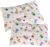 2 Piezas Fundas de Almohada para Cama LAJUP, Fundas de Almohada de algodón, Funda de Almohada de Viaje para niños, Funda de Almohada Decorativa de 30 x 50 cm en 100% algodón, Estampado de Animales
