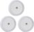 3 luces LED de luz nocturna ámbar con sensor crepuscular, enchufe, eficiencia energética – para iluminación de bebé, lectura nocturna, dormitorio, baño, cocina – inteligente y redonda