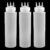 3 Pcs Squeeze Bottle 24 oz Botellas de Salsa de Plástico Exprimir Condimento Botellas Botellas Exprimidas de 3 Agujeros Sin BPA para Condimentos Salsa de Tomate Mostaza Mayonesa