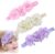 3 Piezas Diadema de Pelo para Bebé Cintas Florales Banda Para Cabeza para Niña, Niño Pequeño, Como Fiesta, Accesorios de Fotografía,Cinta de Grogrén para Niñas Pequeñas