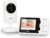 Alecto Moniteur vidéo DVM-64 – Babyphone Avec caméra – Rotation et inclinaison manuelle – Avec Vision Nocturne – Portée de 300 mètres – Fonction interphone – Chiffré – Extensible – Blanc