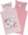 Aminata kids Ropa de cama de unicornio 100 x 135 cm, 40 x 60 cm, algodón rosa con cremallera YKK, reversible, juego de ropa de cama infantil, diseño de arcoíris, rosa, diseño de unicornio, caballos