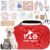 AOBOPLE Kit de primeros auxilios para mascotas, cuidado esencial para perros y gatos, incluye 83 artículos para una protección total de tu mascota, ideal para viajes, camping, uso doméstico