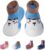 Aolso Zapatos de Calcetines Bebé, Zapatos Bebé Primeros Pasos Calcetines con Suela, Zapatos para Primeros Pasos Antideslizantes con Estampados de Animales para Niño Niña