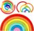Arcoiris Montessori Madera,Arcoiris Madera,Madera Arco Iris Apilado,Bebe Montessori,Juego Aprendizaje Juguete,Arco Infantil Juguetes Madera,Madera Arco Iris Apilado,Juguete Enseña