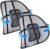 AUTOZOCO Pack de 2 Soportes Trasero para Silla de Oficina, Cojines Lumbares Silla para Silla de Oficina o Coche, Soportes Lumbares de Malla, Alivio Dolor Espalda Malas posturas Sentado, 2 Unidades