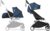 BABYZEN Cochecito Completo YOYO2 – Incluye Pack Recién Nacido 0+ (Azul Air France), Chasis (Blanco) & Pack 6+ Color (Azul Air France) – Para Niños Hasta 22 kg