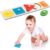 BARRU 5 hoyos Rompecabezas de Madera para Bebés,Formas Geométricas Montessori Tablero,Puzzles de Madera Juguete para Niños Niñas Pequeños